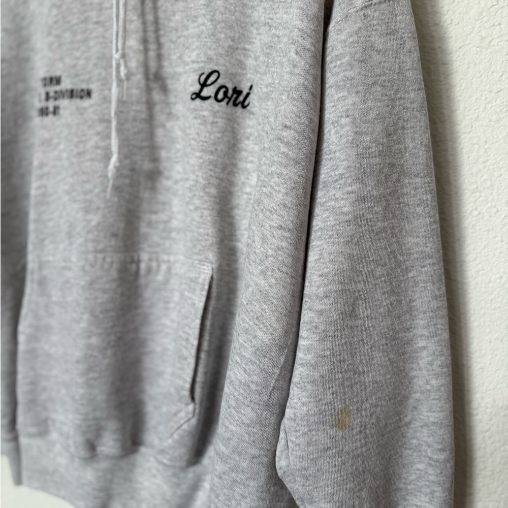 Vintage Gray Hoodie - Picture 3 of 5